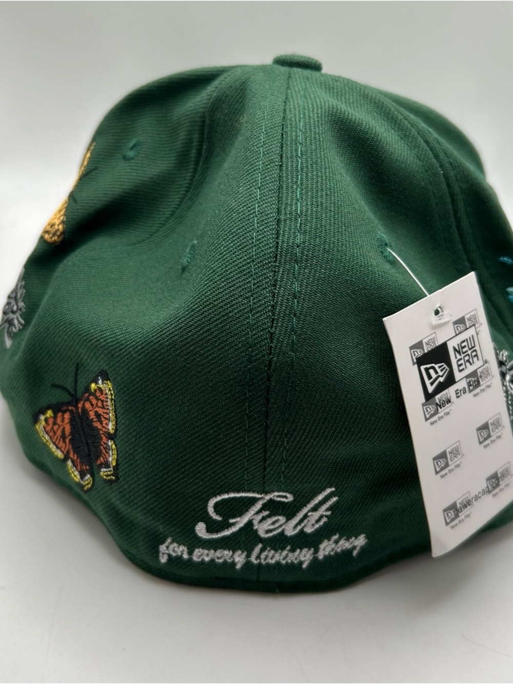NEW ERA 59FIFTY X Felt Oakland A’s Fitted Hat Wool USA 7 1/8 Embroidered NWT - Picture 3 of 7